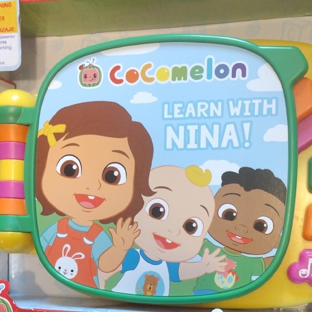 CoComelon Learn With Nina! Interactive Kids Learning Toy - Yellow & Green - Picture 7 of 15